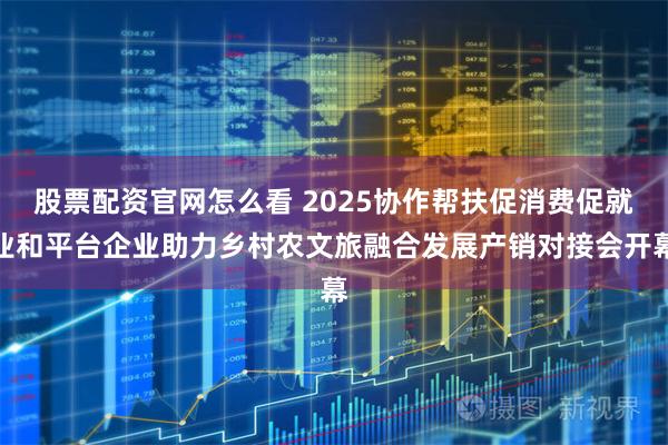 股票配资官网怎么看 2025协作帮扶促消费促就业和平台企业助力乡村农文旅融合发展产销对接会开幕
